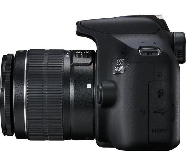 CANON EOS 2000D DSLR Camera with EF-S 18-55 mm f/3.5-5.6 III & EF 75-300 mm f/4-5.6 III Lens image number 6