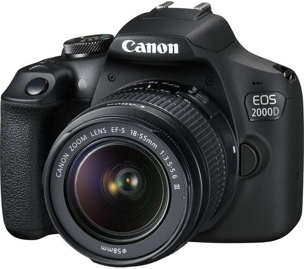 CANON EOS 2000D DSLR Camera with EF-S 18-55 mm f/3.5-5.6 III & EF 75-300 mm f/4-5.6 III Lens image number 8