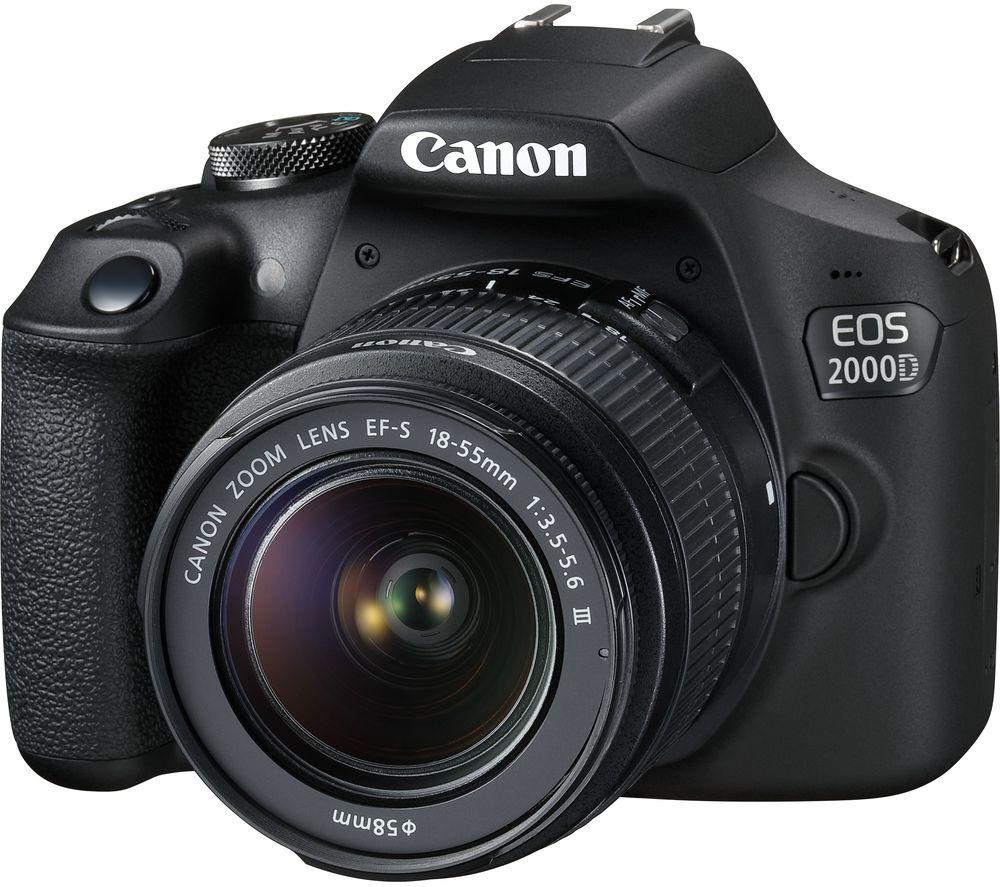 CANON EOS 2000D DSLR Camera with EF-S 18-55 mm f/3.5-5.6 III & EF 75-300 mm f/4-5.6 III Lens image number 9 of 9