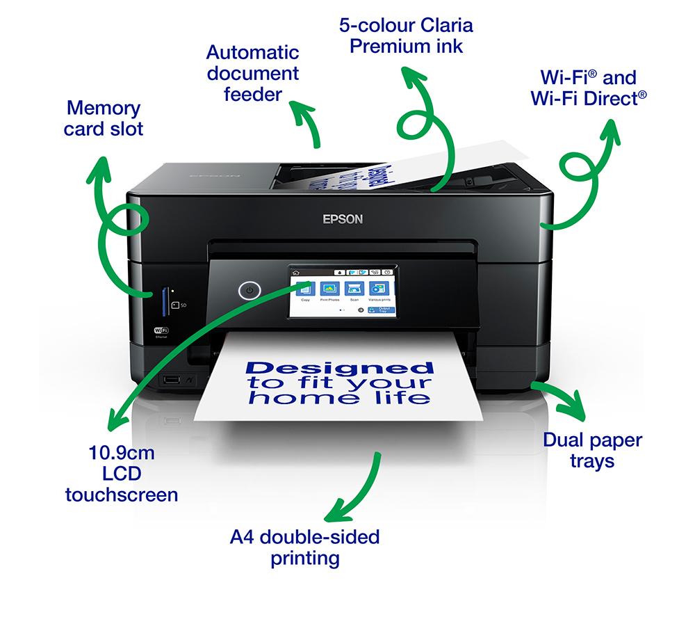 EPSON Expression Premium XP-7100 All-in-One Wireless A4 Photo Printer image number 2 of 7