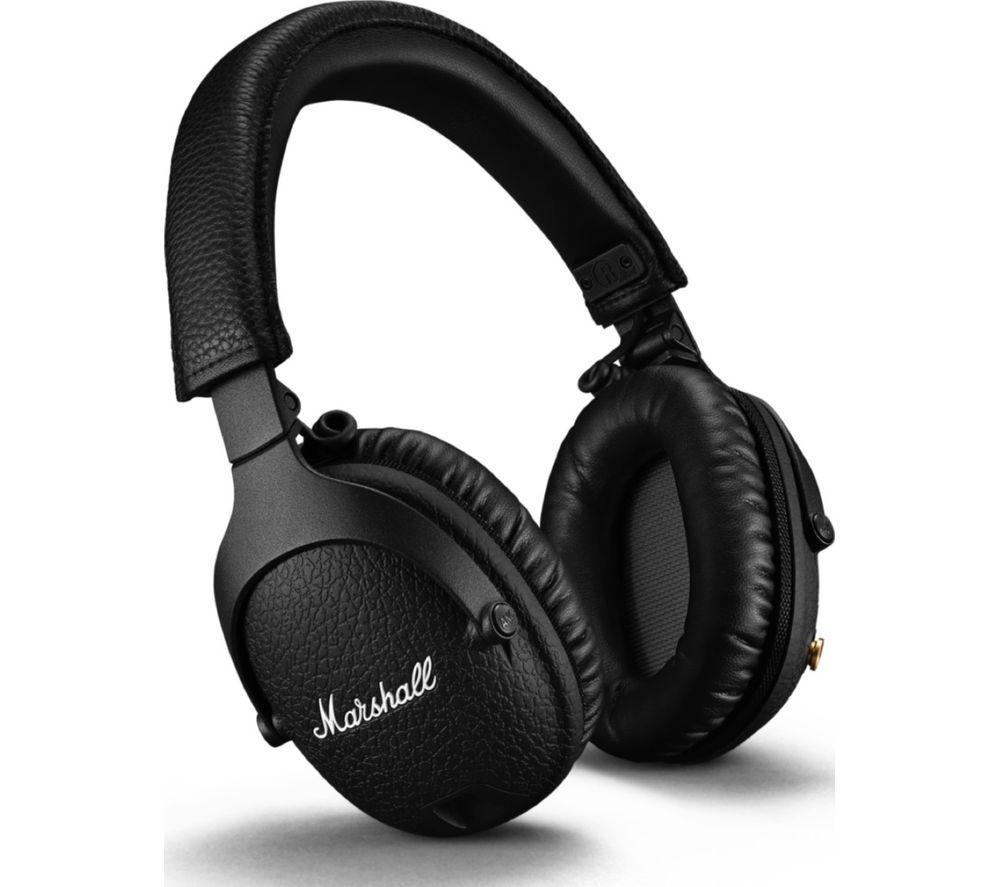 MARSHALL Monitor II Wireless Bluetooth Noise-Cancelling Headphones - Black, Black