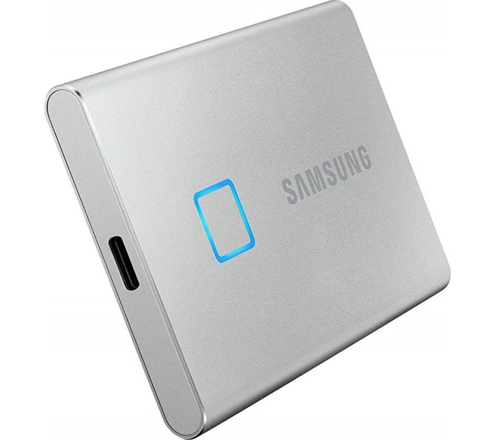 Image of SAMSUNG T7 Touch External SSD - 500 GB, Silver, Silver/Grey
