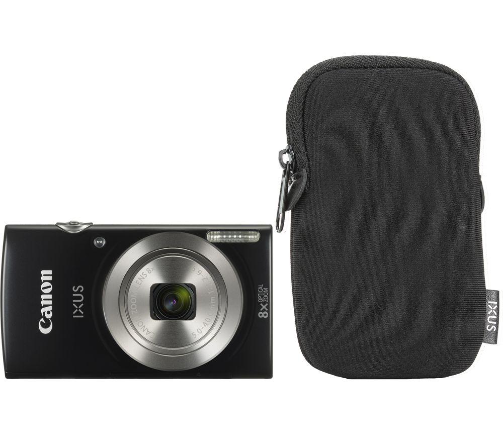 CANON IXUS 185 Compact Camera Essentials Kit - Black