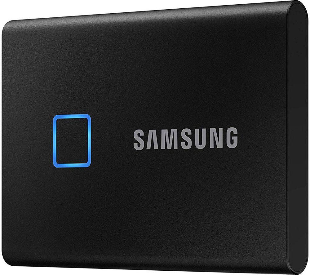 Image of SAMSUNG T7 Touch External SSD - 2 TB, Black, Black