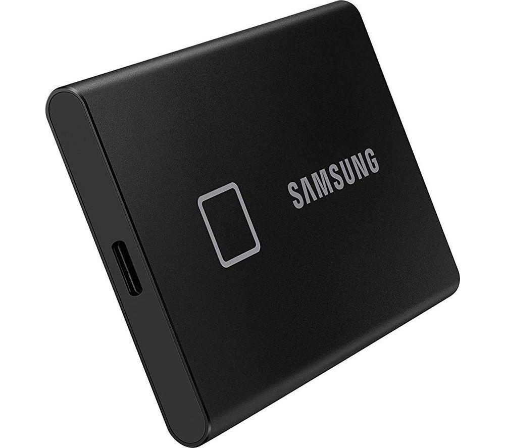 Image of SAMSUNG T7 Touch External SSD - 500 GB, Black, Black