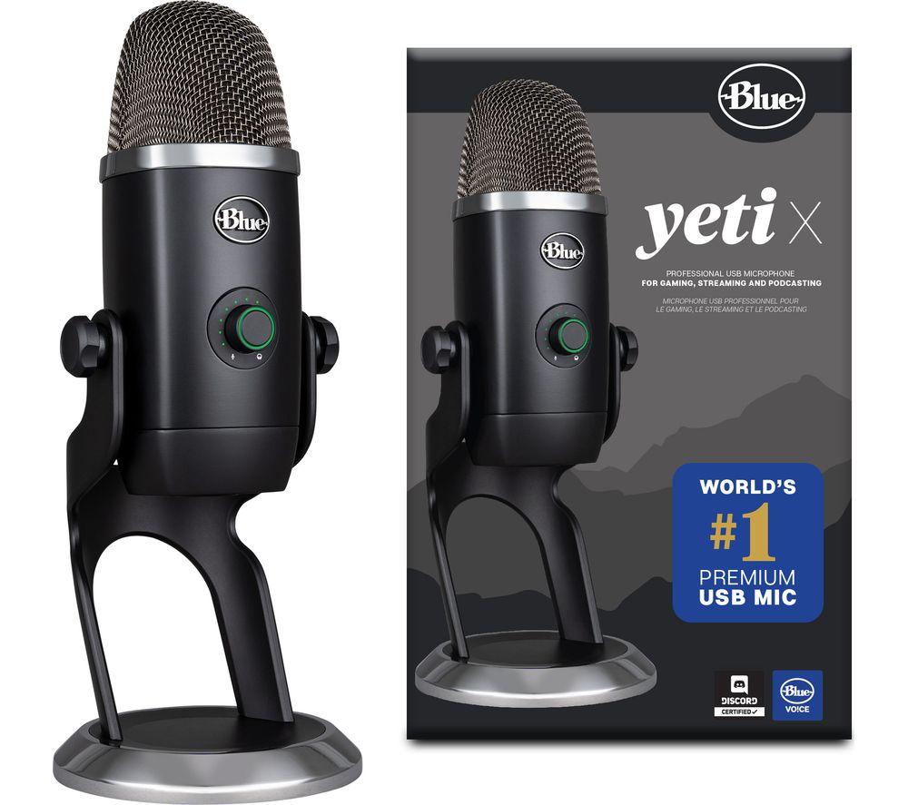 Buy BLUE Yeti X USB Streaming Microphone - Blackout