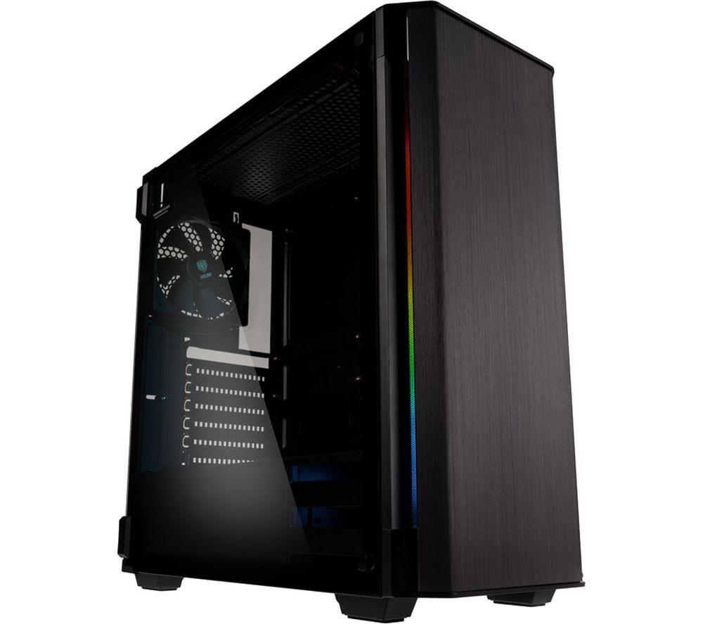 Image of KOLINK Refine E-ATX Mid-Tower PC Case, Silver/Grey