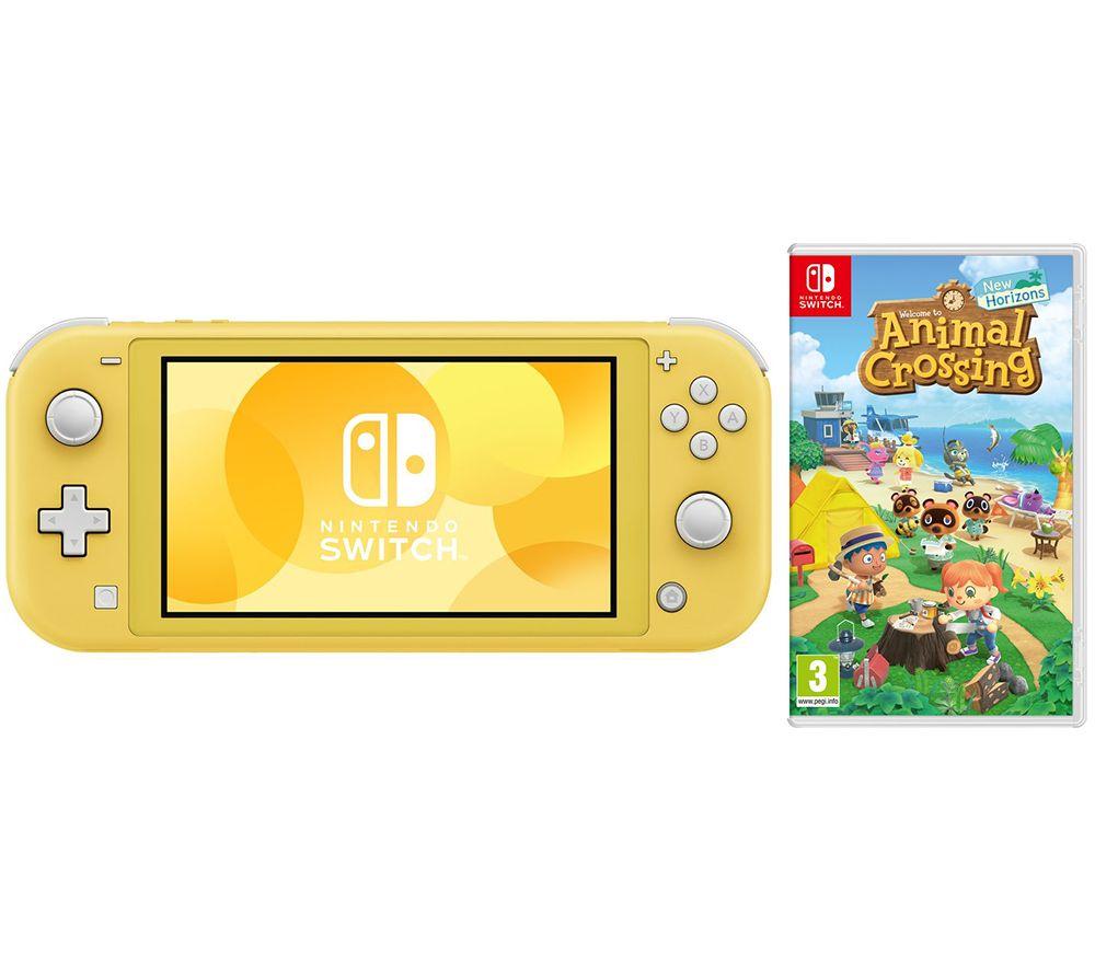 NINTENDO Switch Lite Yellow & Animal Crossing: New Horizons Bundle - image 1