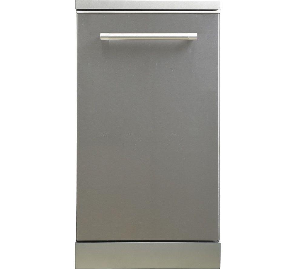 KENWOOD KDW45X20 Slimline Dishwasher - Inox, Silver/Grey