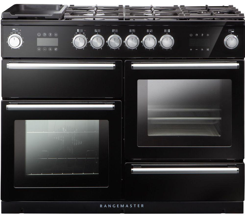 RANGEMASTER Nexus Steam 110 cm Dual Fuel Range Cooker - Black