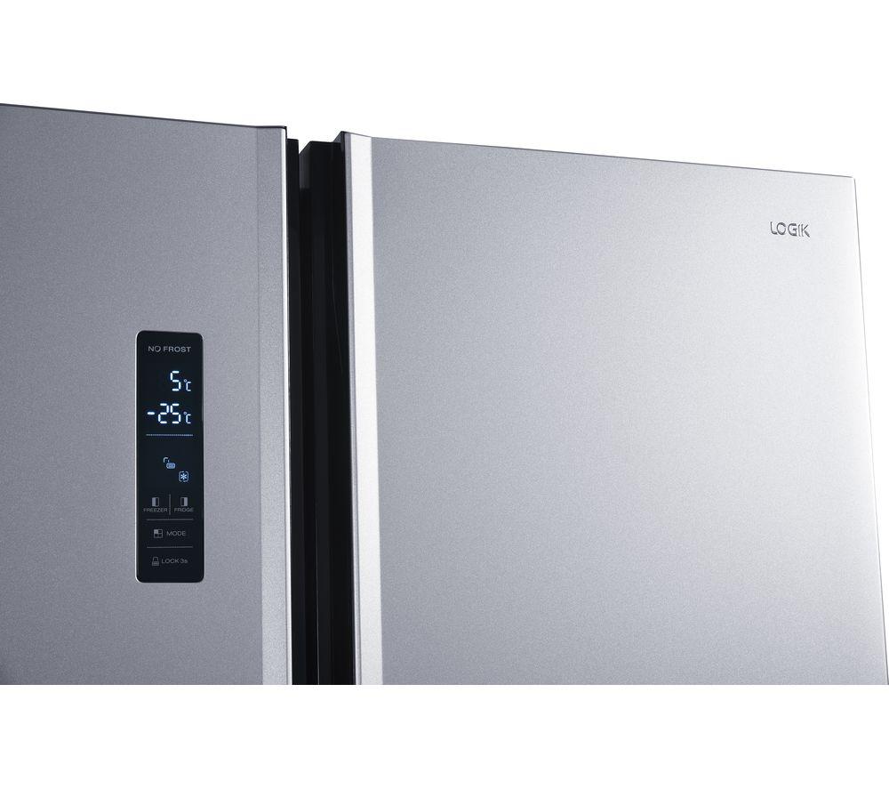 Buy LOGIK LSSBSS20 AmericanStyle Fridge Freezer Inox Currys