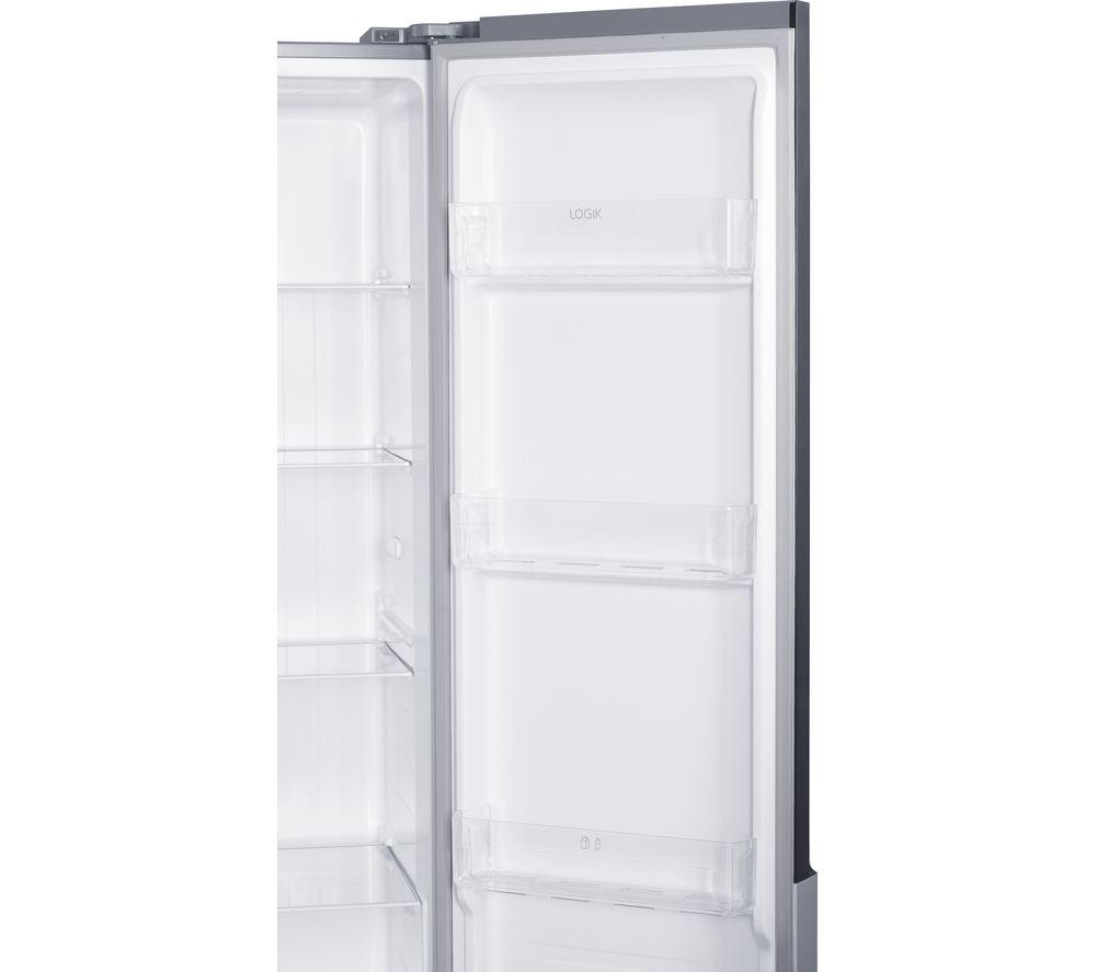 Buy LOGIK LSSBSS20 AmericanStyle Fridge Freezer Inox Currys