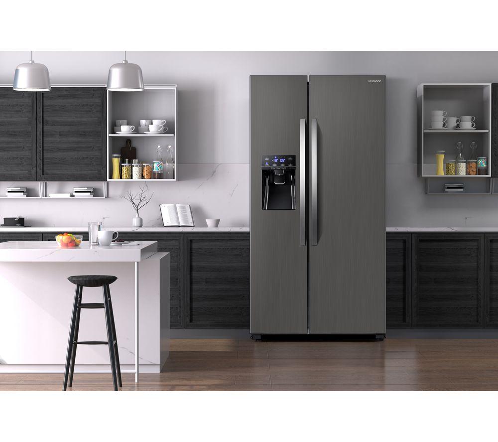 Buy KENWOOD KSBSDIX20 AmericanStyle Fridge Freezer Inox Currys
