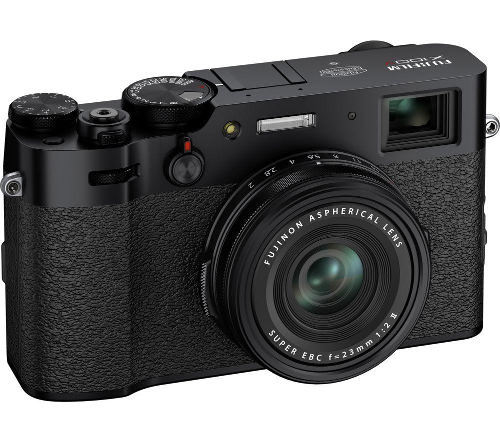 FUJIFILM X100V High Performance Compact Camera - Black, Black