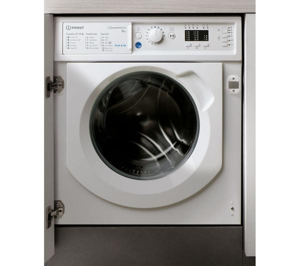 INDESIT BIWMIL81284 Integrated 8 kg 1200 Spin Washing Machine image number 0