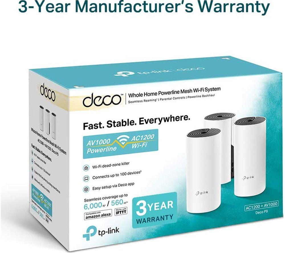 TP-LINK Deco P9 Whole Home WiFi System - Triple Pack image number 8 of 9