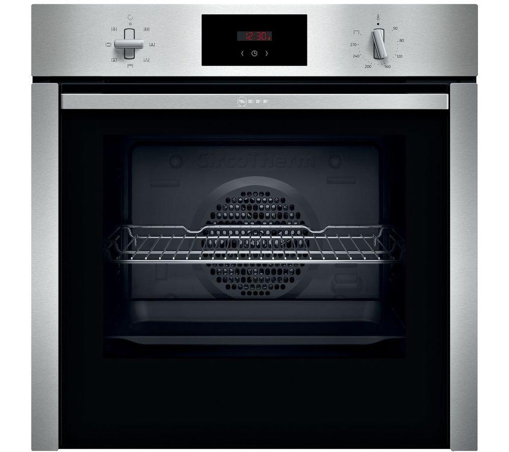 NEFF N30 B3CCC0AN0B Slide&Hide Electric Oven - Stainless Steel, Stainless Steel