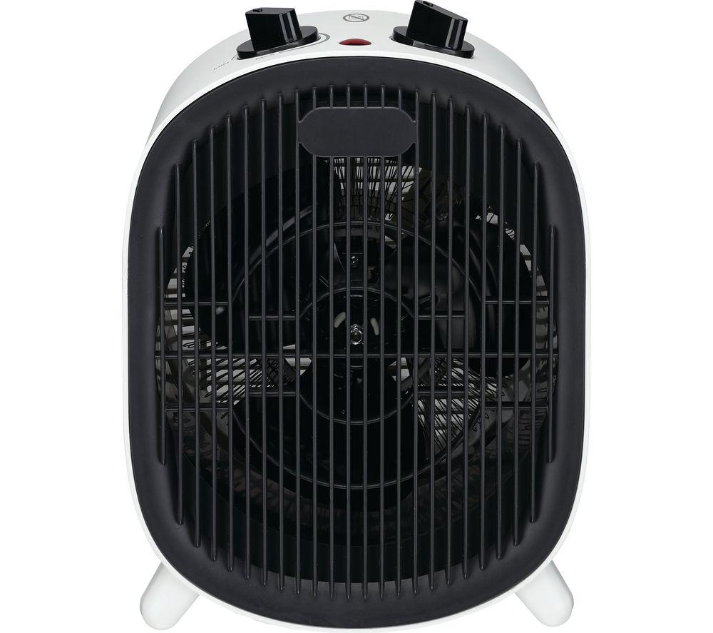 Buy ESSENTIALS C20FHW20 Fan Heater - Black u0026 White | Currys