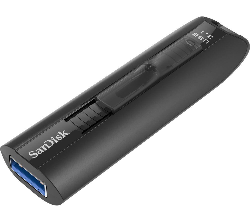 Image of SANDISK Extreme Go USB 3.1 Memory Stick - 64 GB, Black, Black