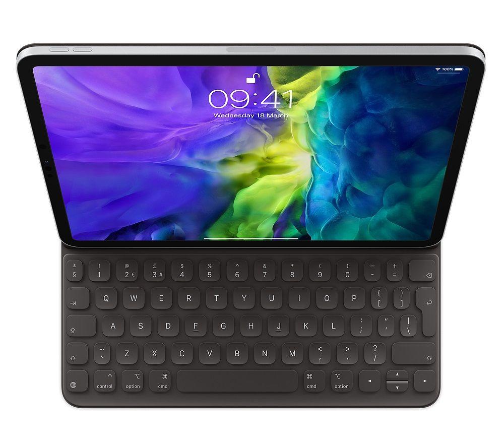 APPLE 12.9" iPad Pro Smart Keyboard Folio Case - Black, Black