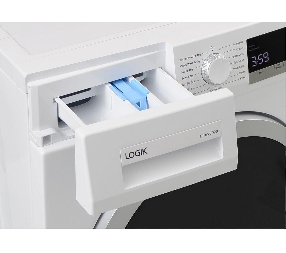 logik l10w6d20 10 kg washer dryer