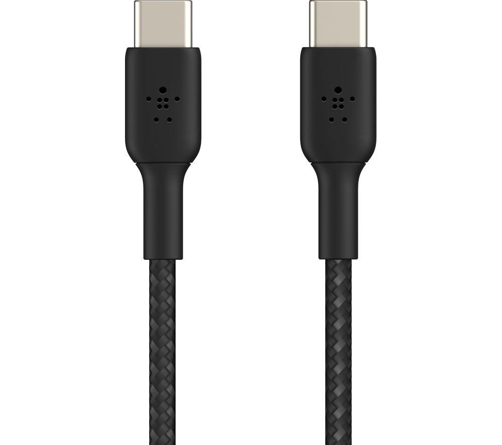 Anker USB 2.0 (Type-C) Male to USB 2.0 (Type-C) Male Charge/ Sync Cable w/  Power Delivery 6 ft. - Black - Micro Center