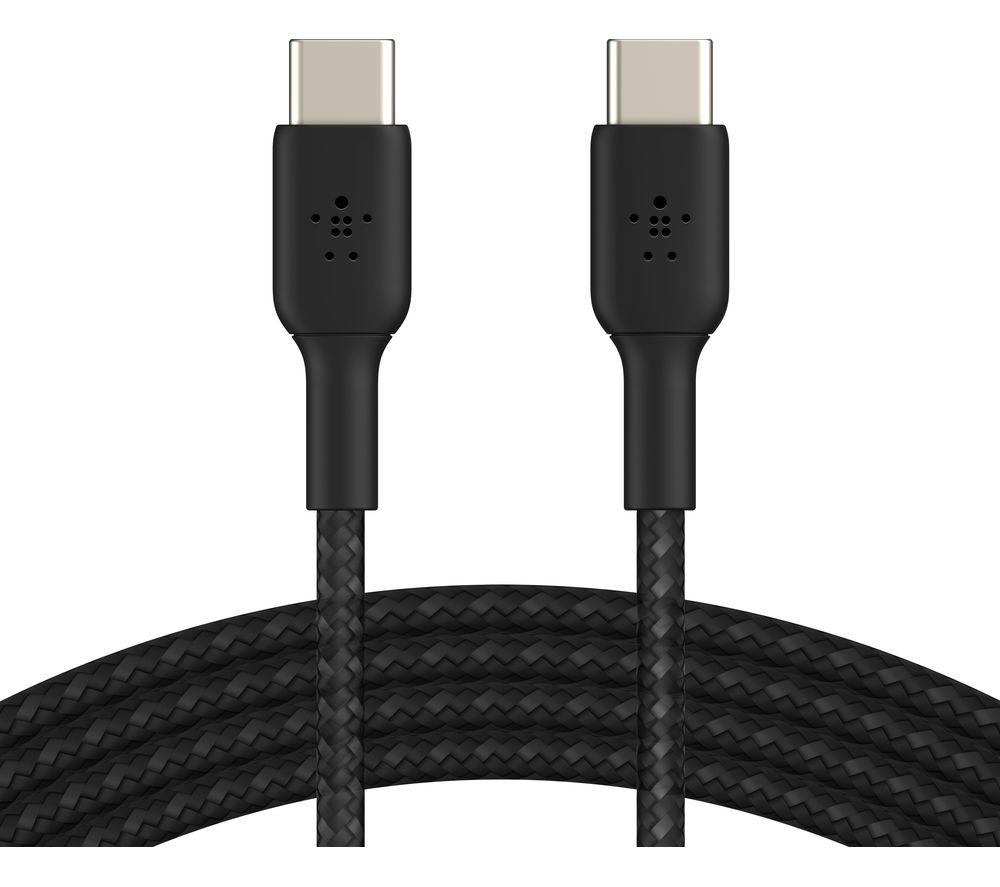 BELKIN Braided USB Type-C to USB Type-C Cable - 1 m, Black image number 2 of 2