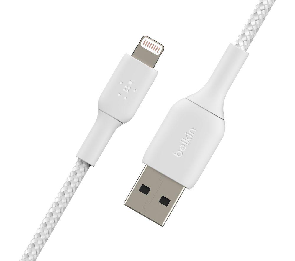 BELKIN Braided Lightning to USB-A Cable - 0.15 m image number 2 of 4