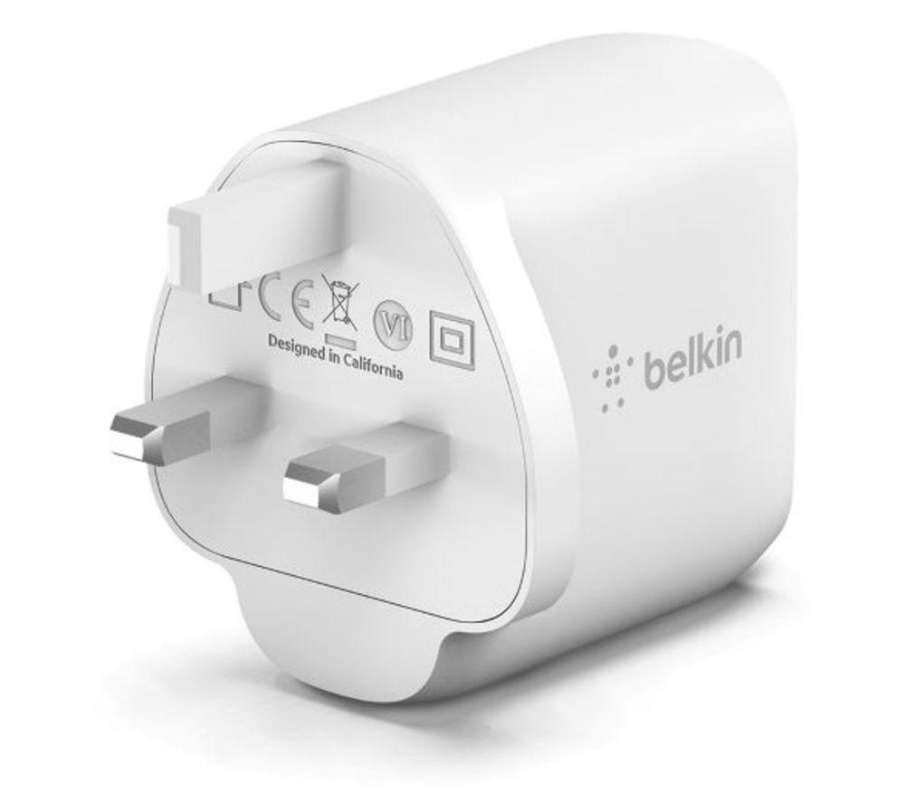 BELKIN Dual USB-A 24 W Mains Charger - White image number 4 of 4