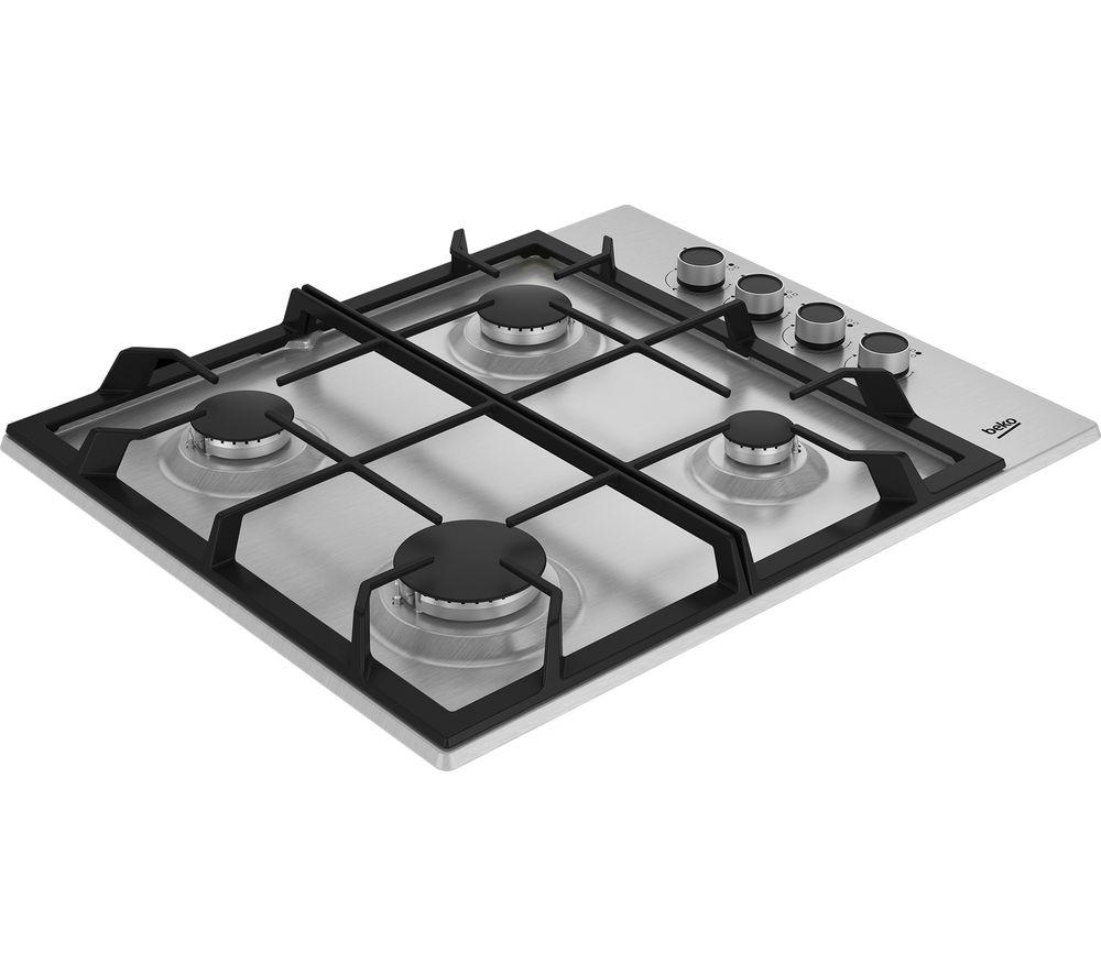 BEKO HIBG64125SX 61 cm Gas Hob - Stainless Steel image number 6 of 12