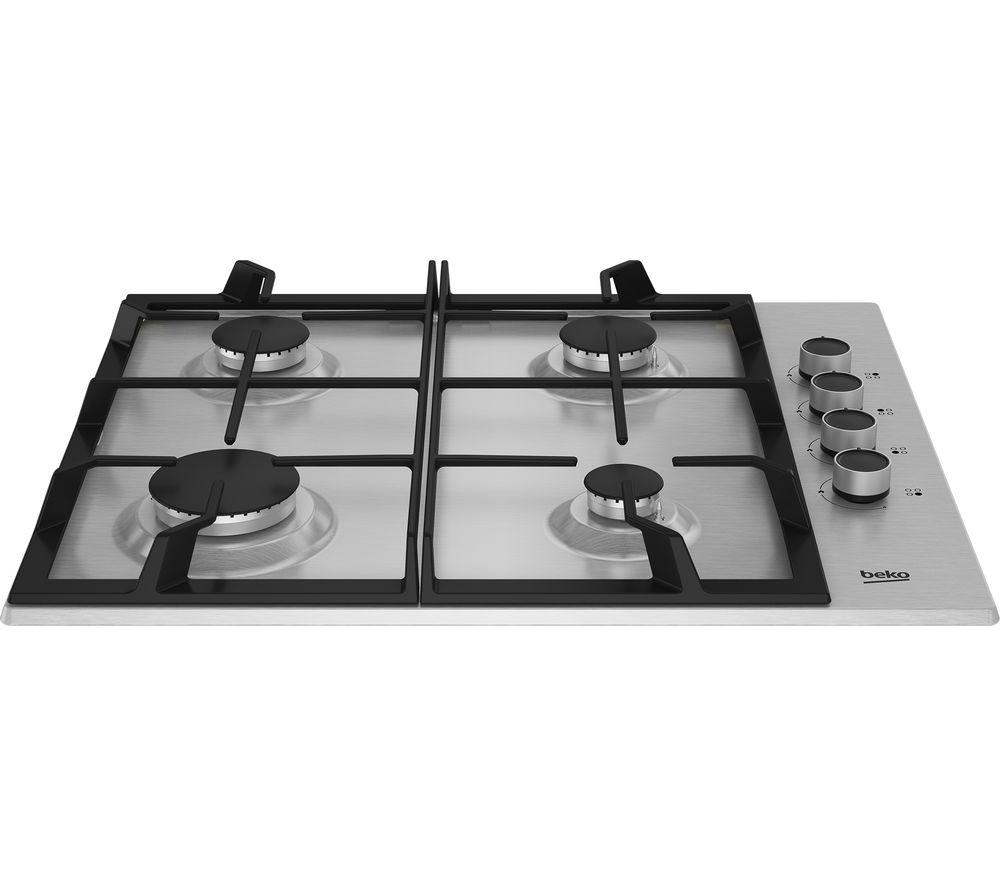 BEKO HIBG64125SX 61 cm Gas Hob - Stainless Steel image number 7 of 12
