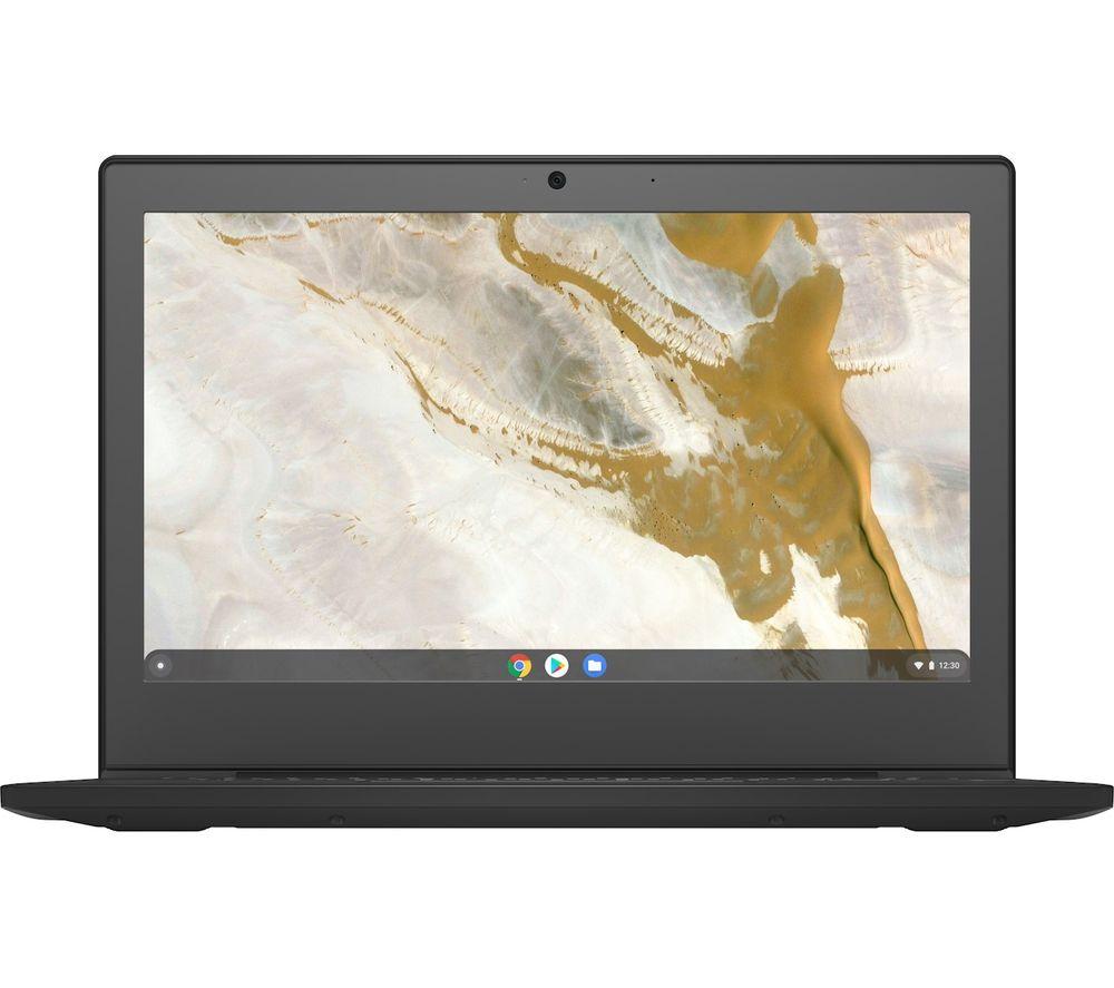Image of LENOVO IdeaPad 3i 11.6" Chromebook - Intel®Celeron, 32 GB eMMC, Black, Black