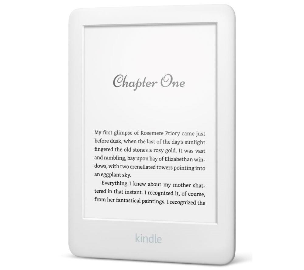 Image of AMAZON Kindle 6" eReader - 8 GB, White, White