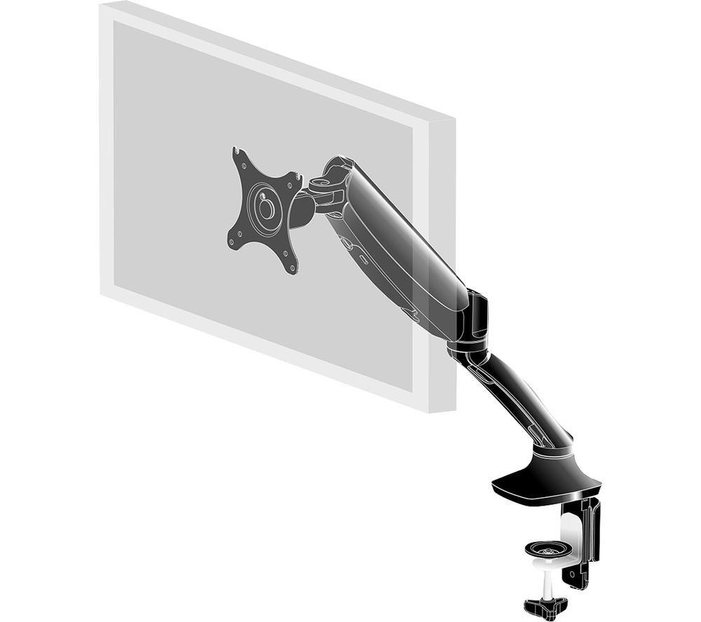 Image of Iiyama Gas Spring Desk Mount for Desktop Monitors - Black
