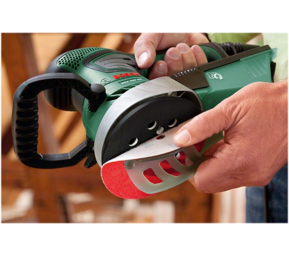 BOSCH PEX 400 AE Random Orbit Sander - Black & Green image number 4 of 4