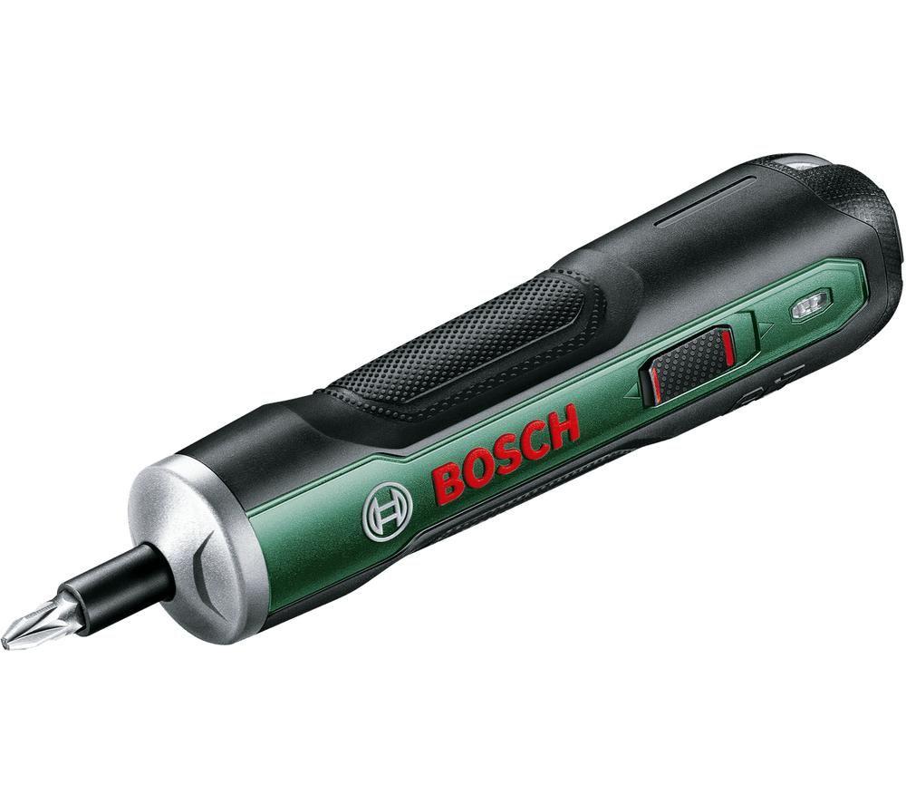 Buy BOSCH PushDrive Screwdriver Black Green Currys