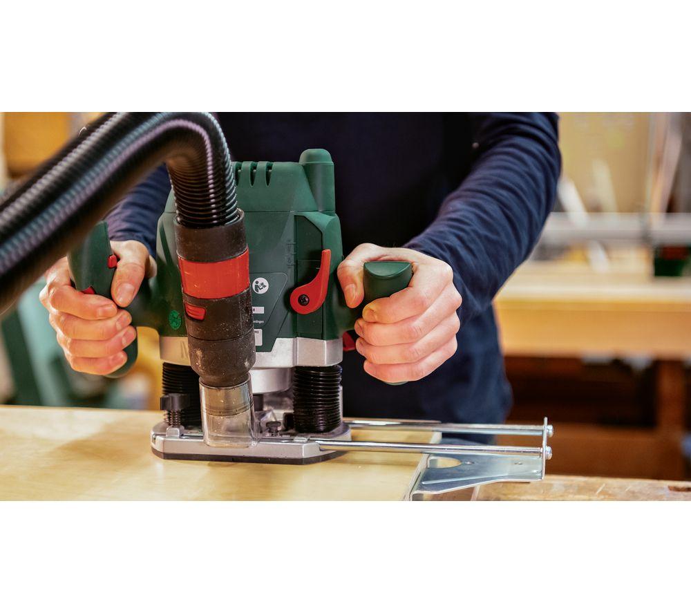 BOSCH POF 1200 AE Plunge Router - Black & Green image number 7 of 8