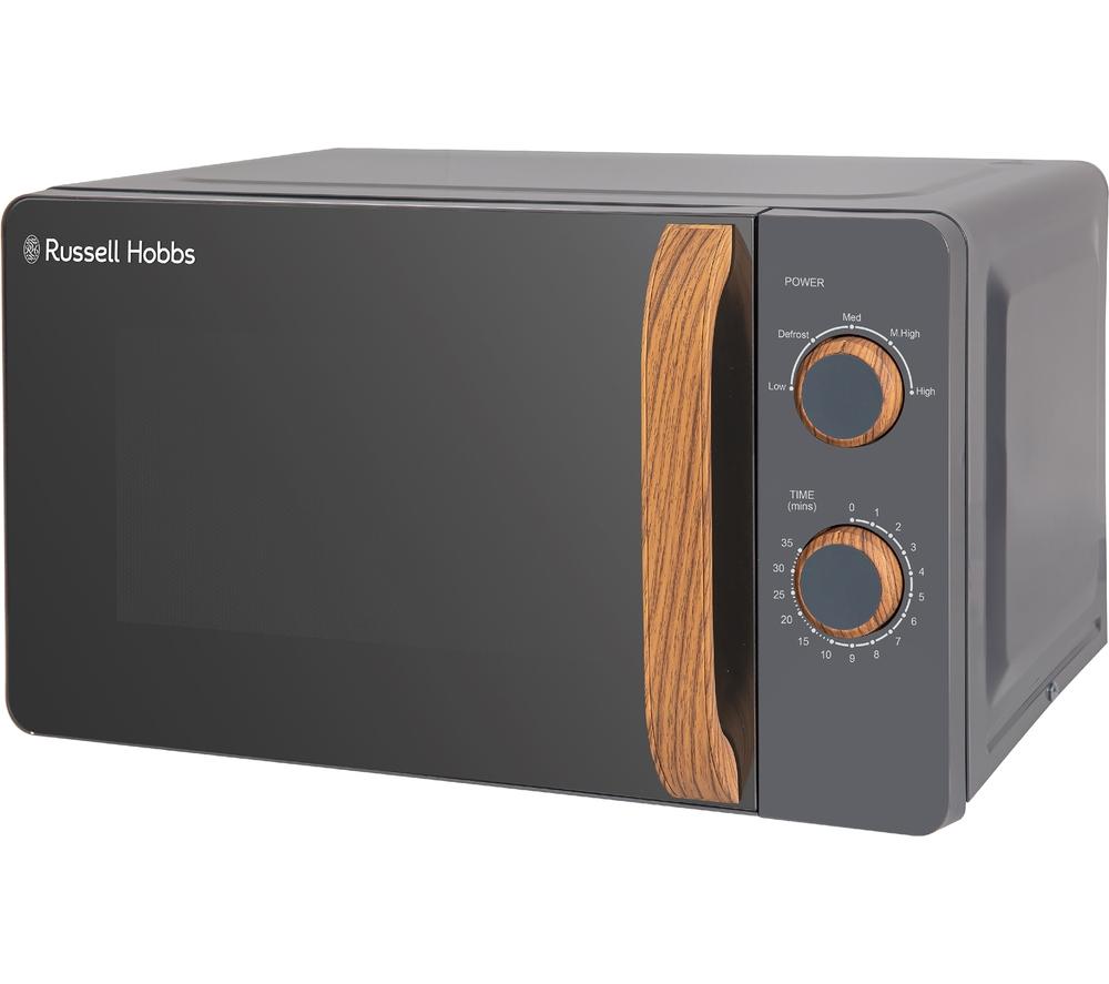 RUSSELL HOBBS Scandi RHMM713G Compact Solo Microwave - Grey image number 2 of 9