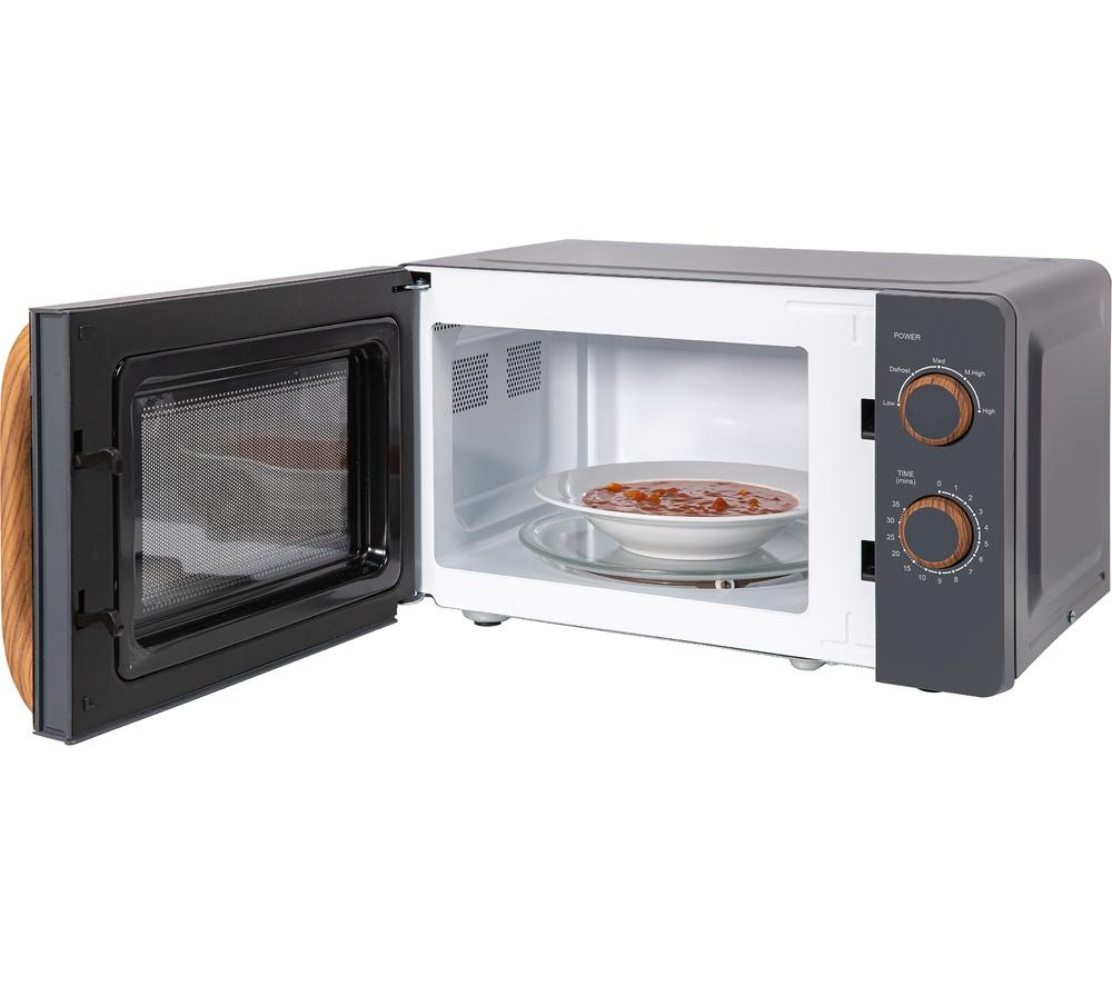 RUSSELL HOBBS Scandi RHMM713G Compact Solo Microwave - Grey image number 4 of 9