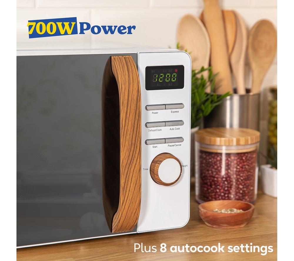 RUSSELL HOBBS Scandi RHMD714 Compact Solo Microwave - White image number 7 of 9
