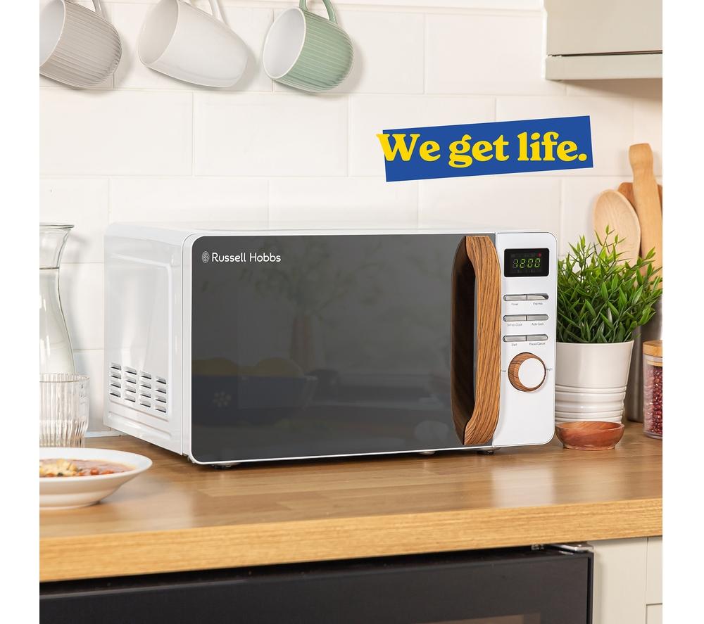 RUSSELL HOBBS Scandi RHMD714 Compact Solo Microwave - White image number 9 of 9