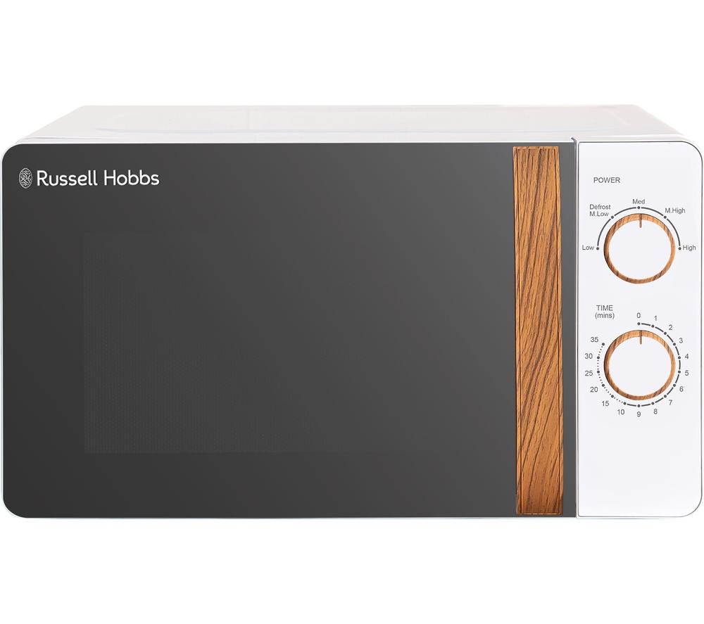 RUSSELL HOBBS Scandi RHMM713 Compact Solo Microwave - White