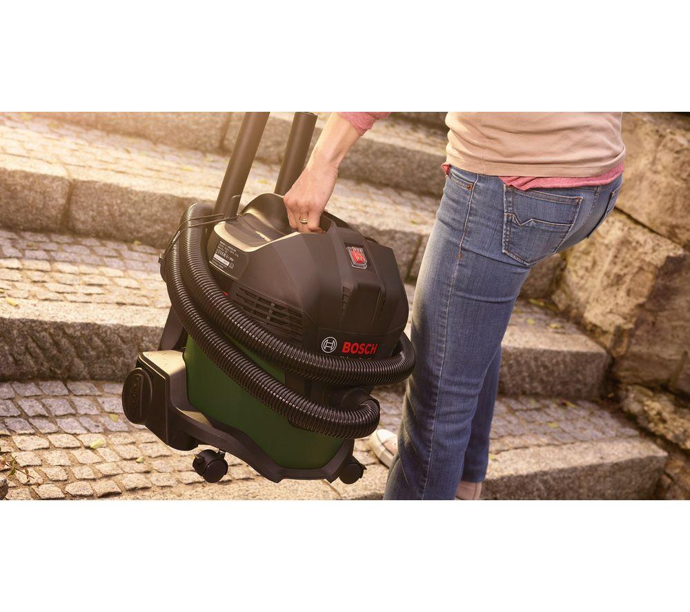 BOSCH UniversalVac 15 Cylinder Wet & Dry Cleaner - Black & Green image number 4 of 5