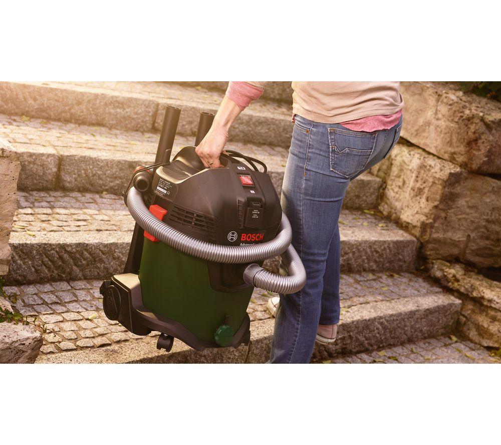 BOSCH AdvancedVac 20 Cylinder Wet & Dry Vacuum Cleaner - Black & Green image number 4 of 5