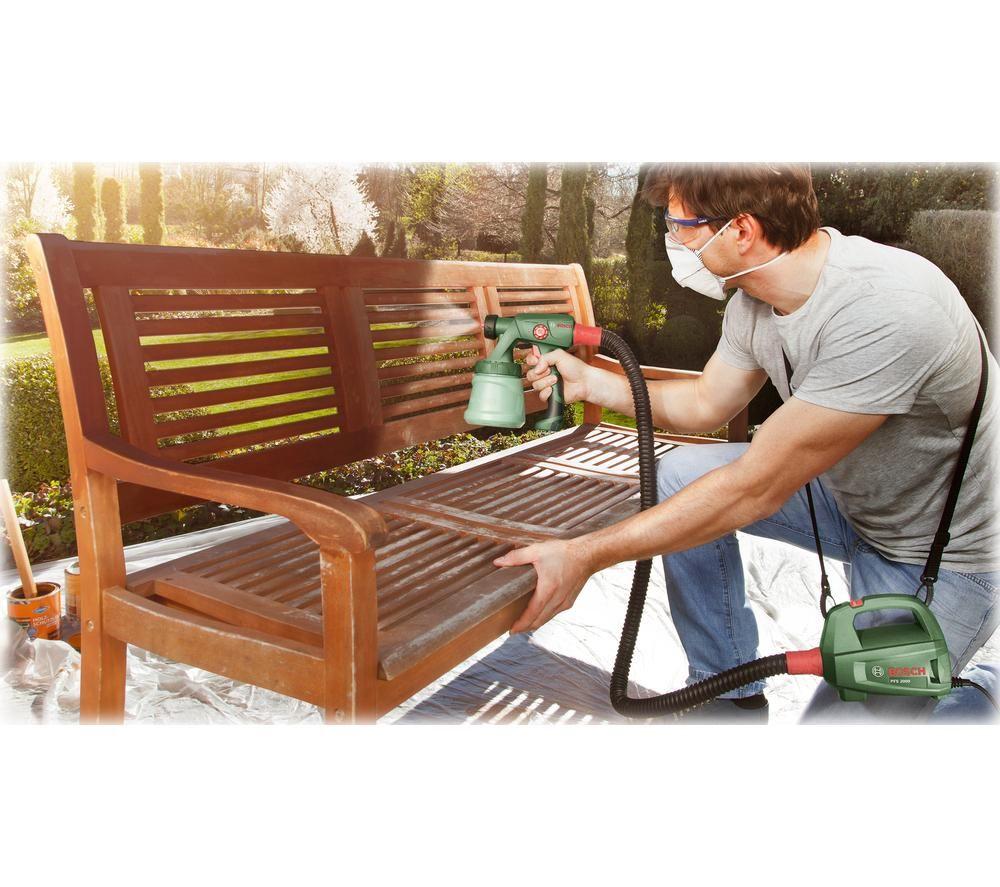 BOSCH PFS 2000 Paint Spray System - Green & Red image number 3 of 7