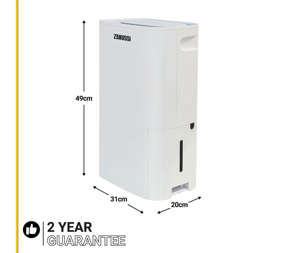 ZANUSSI ZDH1802 Portable Dehumidifier - White image number 13 of 13