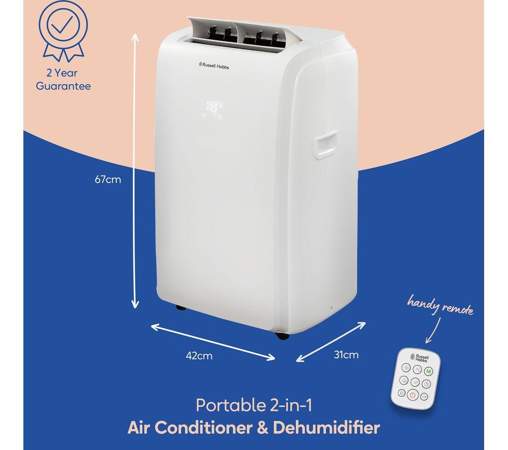 Buy RUSSELL HOBBS RHPAC4002 2 in 1 Portable Air Conditioner | Currys
