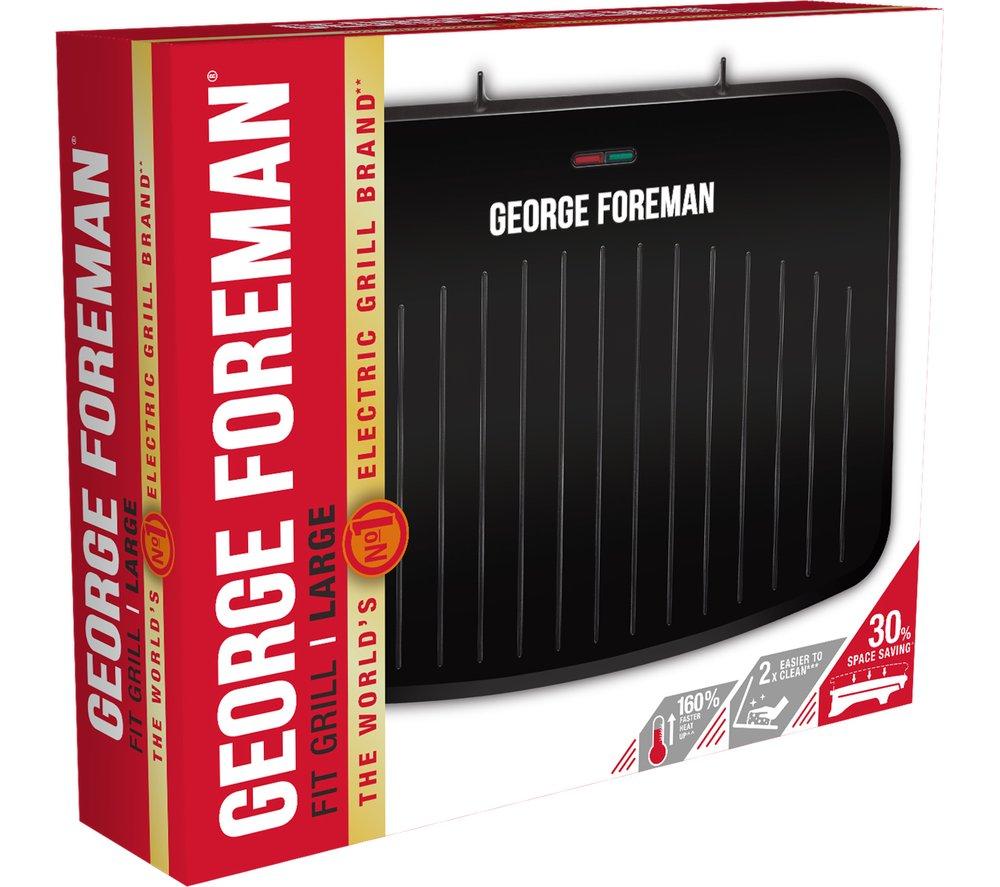 GEORGE FOREMAN 25820 Large Fit Grill - Black image number 12 of 12