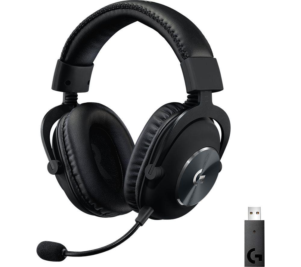 Image of LOGITECH G PRO X Wireless 7.1 Gaming Headset - Black, Black