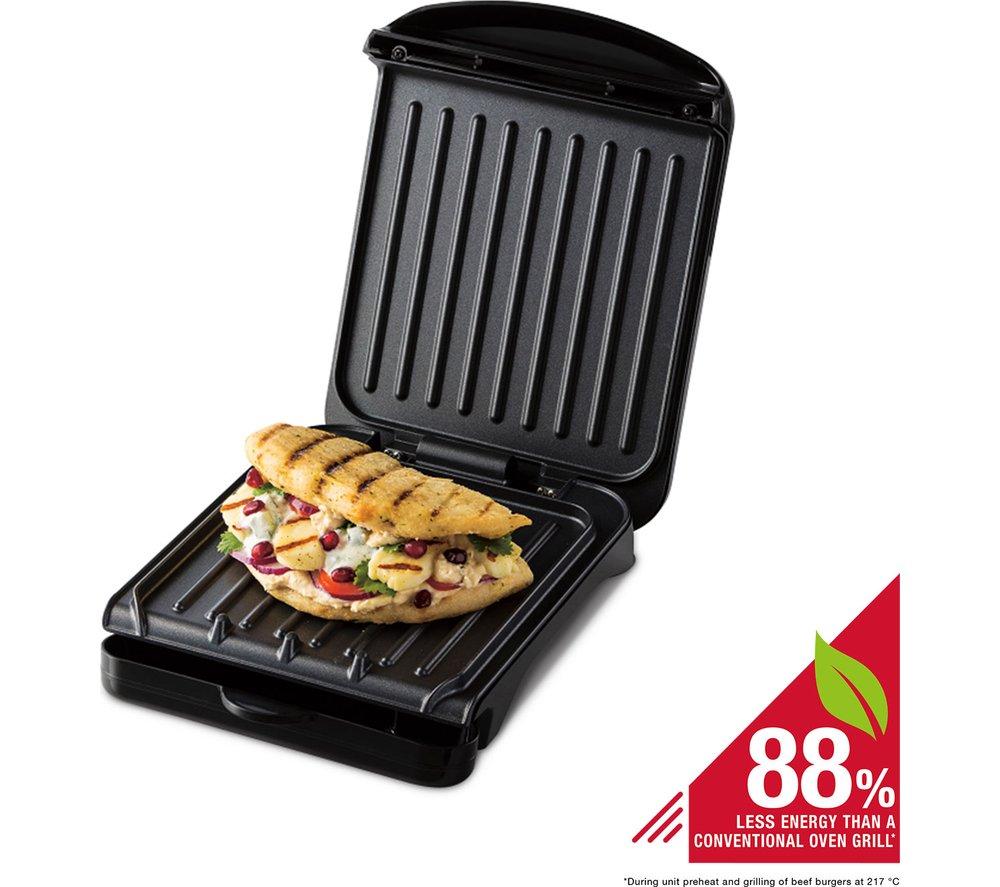 GEORGE FOREMAN 25800 Small Fit Grill - Black image number 3 of 12